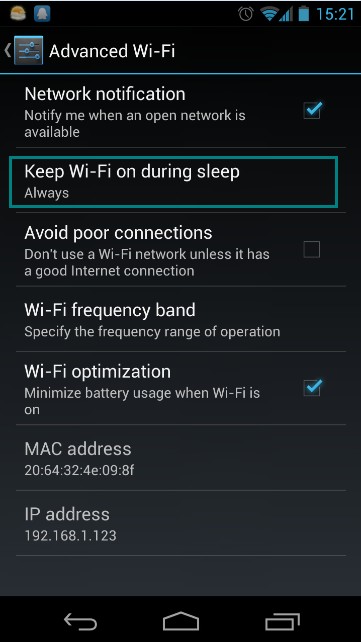 S4 Wlan Cannot Open